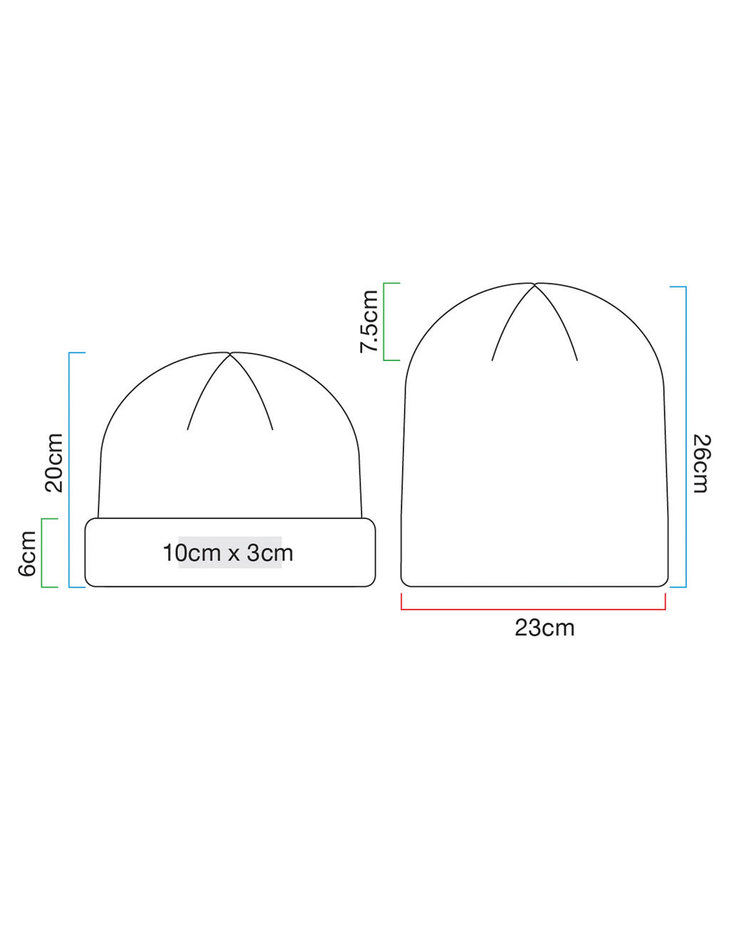  Beechfield Gorro algodón orgánico diseño gofreotro