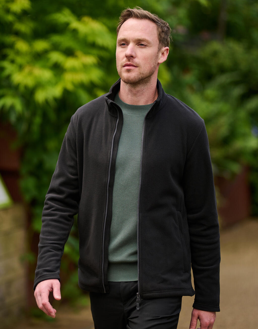 Micropolar reciclado con cremallera 