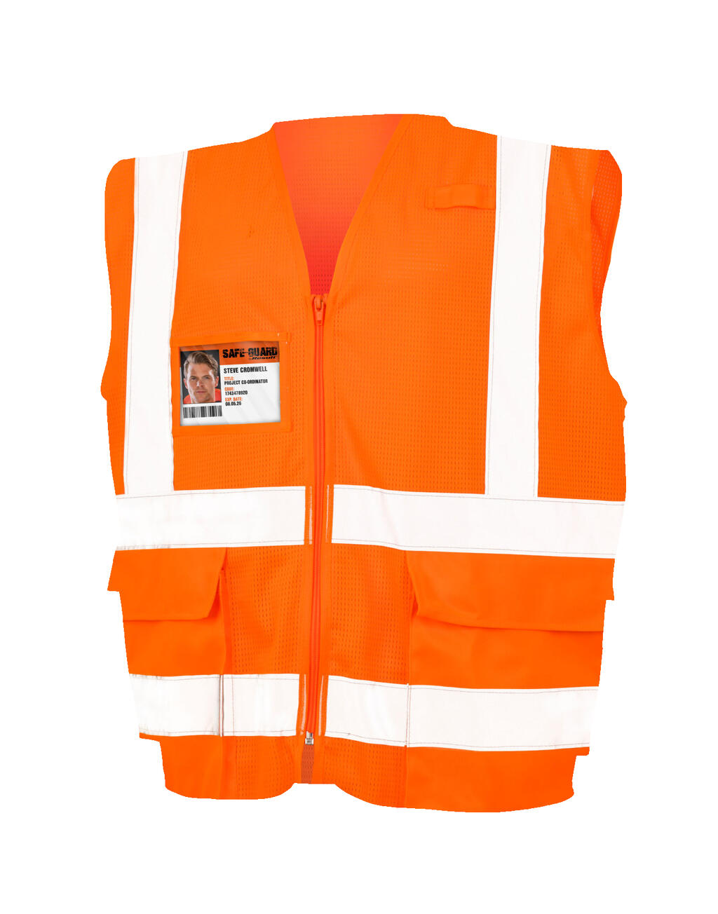 Chaleco seguridad de malla Executive cool Fluorescent Orange