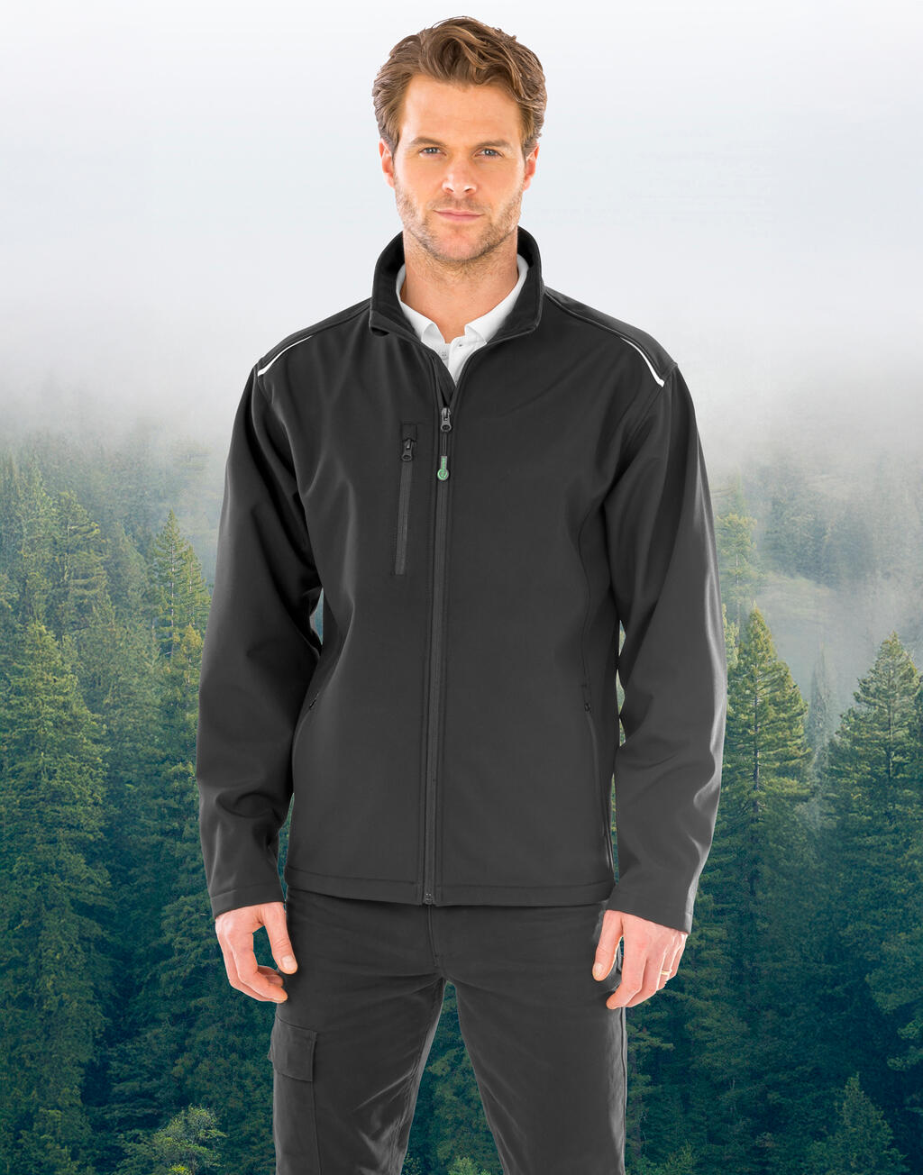  Result Softshell reciclado de 3 capas imprimible