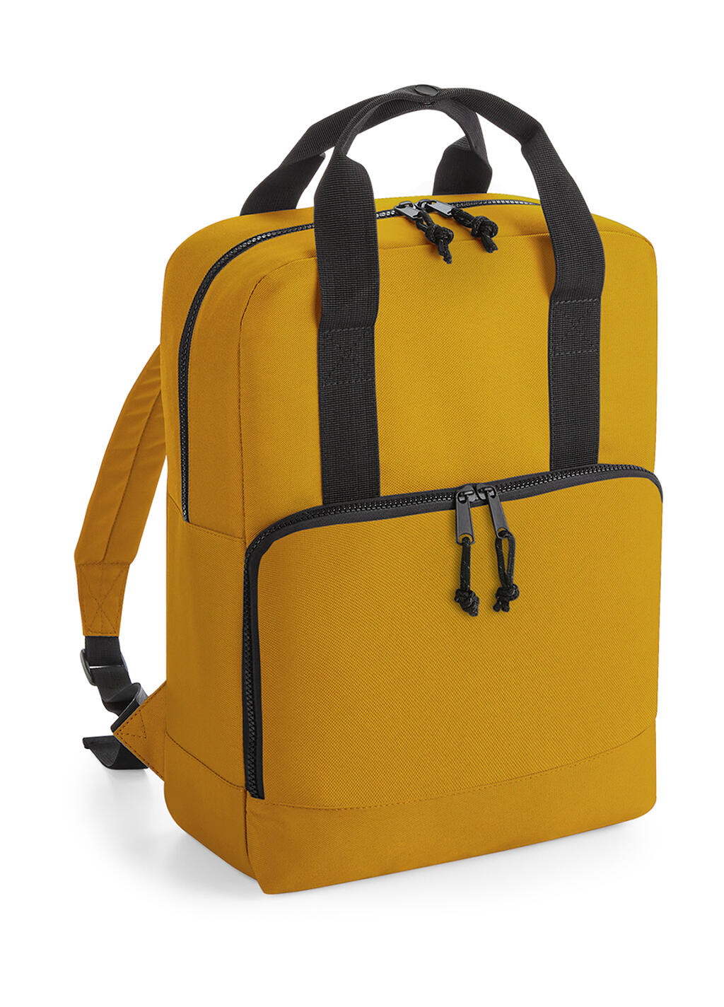 Mochila con Asas Twin Reciclada Mustard