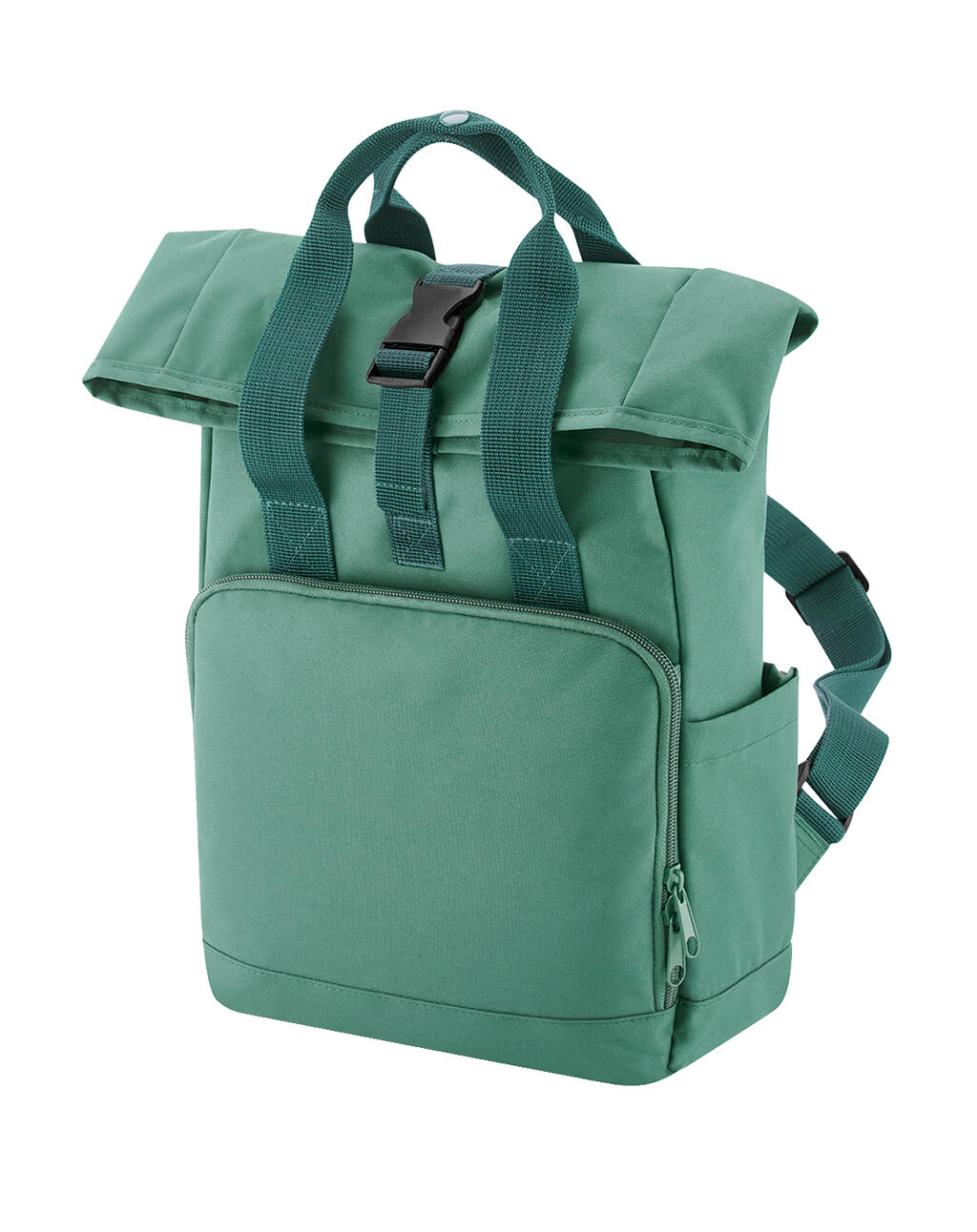 Mochila reciclada Mini doble asa Roll-Top Sage Green
