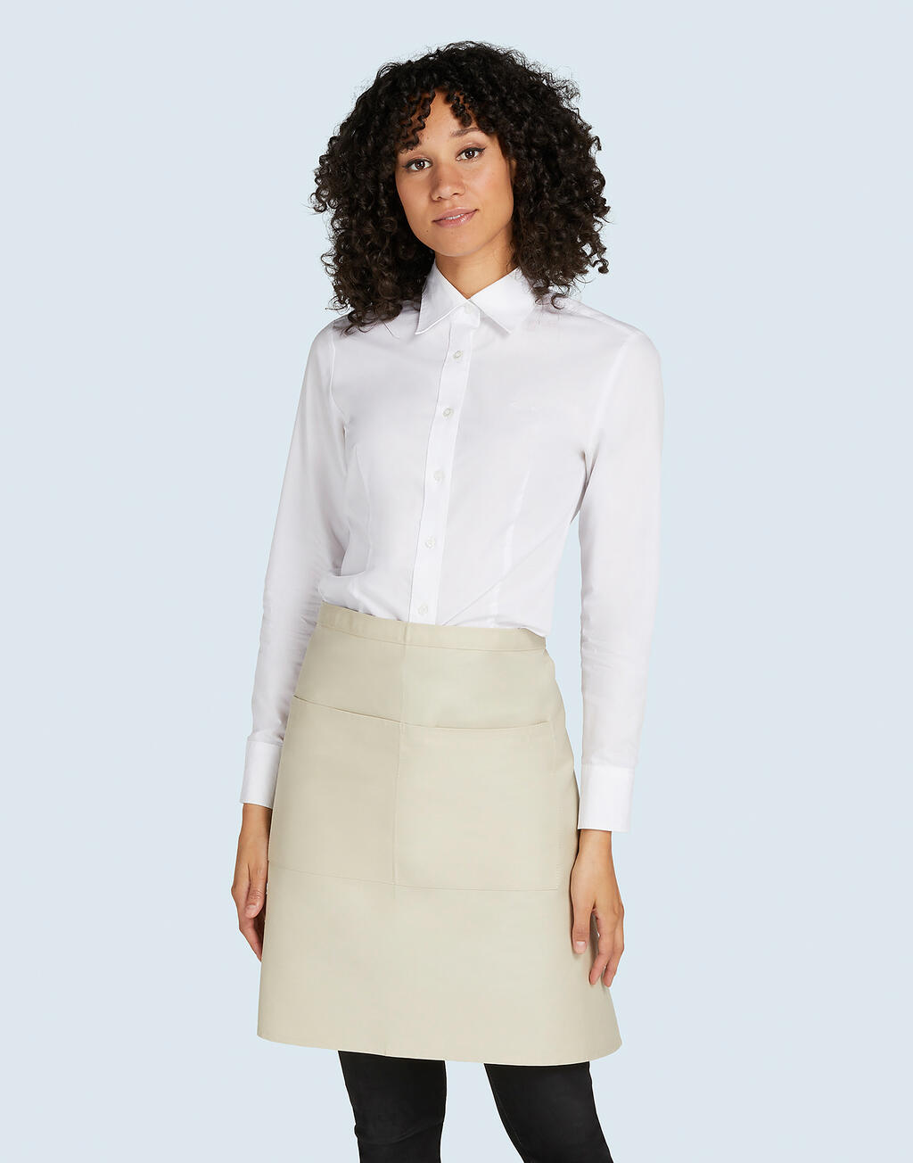 SG ACCESSORIES - BISTRO BRUSELAS - Delantal Reciclado Corto con Bolsillo