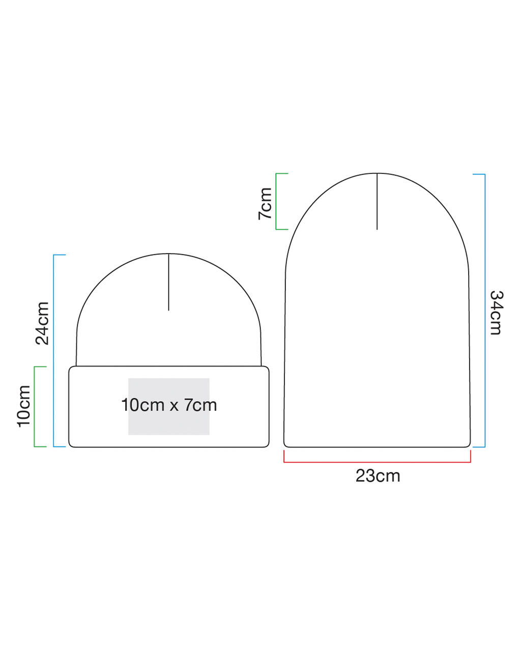  Beechfield Gorro Oversize otro