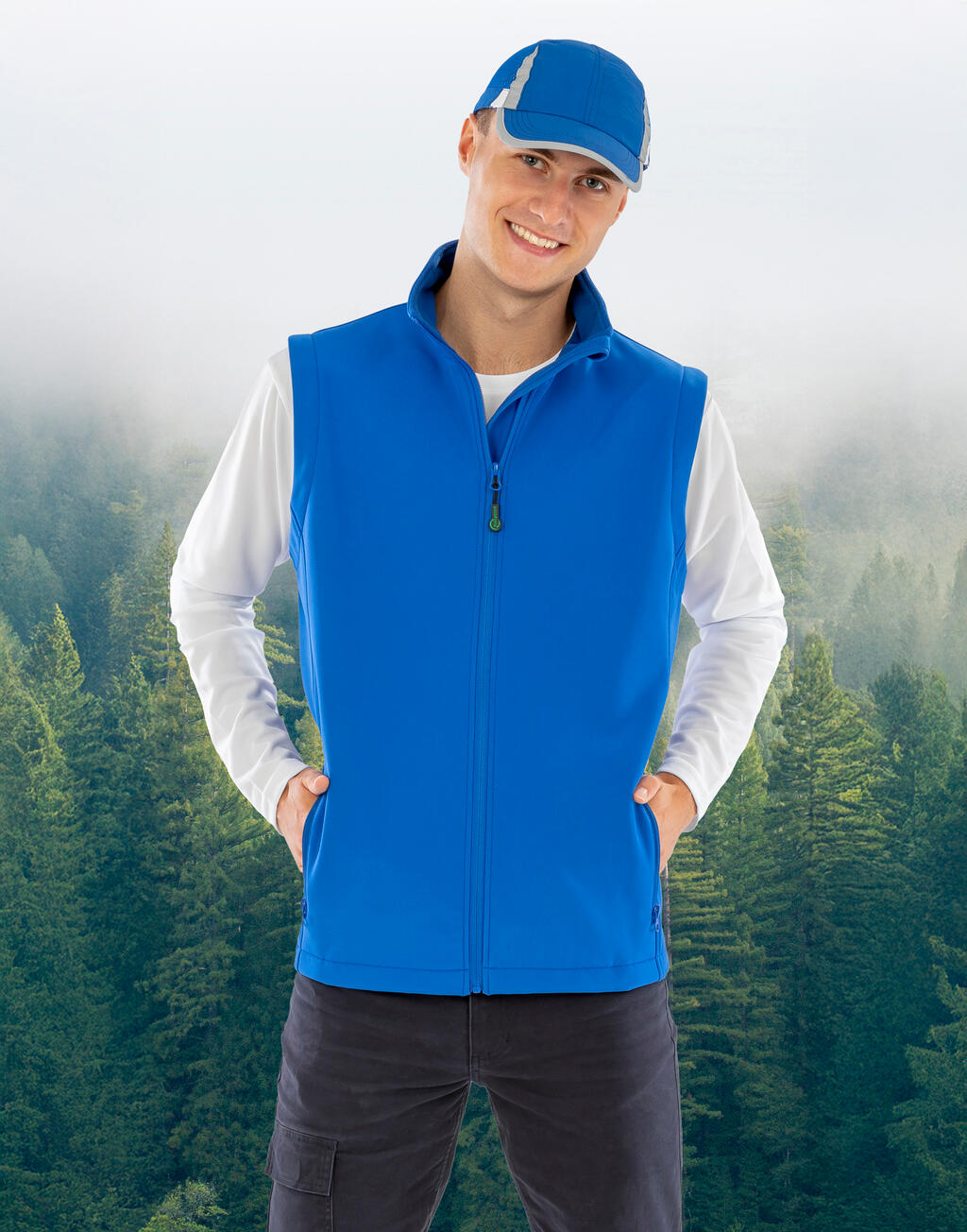 Sofshell hombre reciclado 2 capas y imprimible