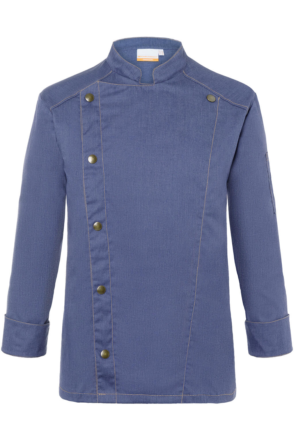 Chaqueta de chef estilo Jeans Vintage Blue
