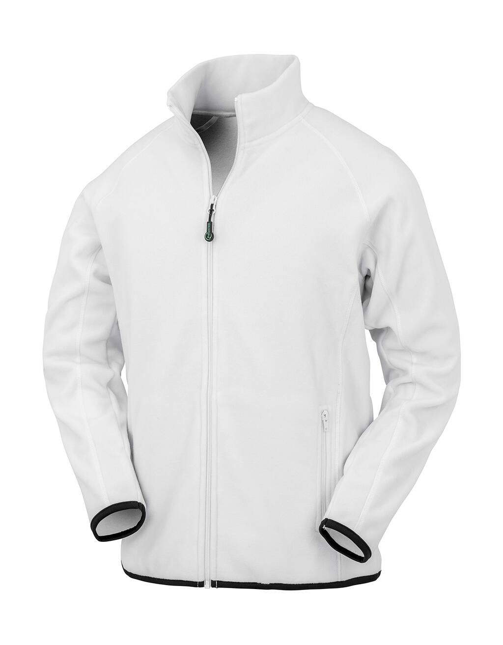 Chaqueta polar térmica y reciclada White