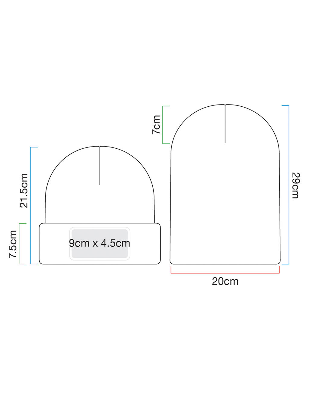  Beechfield Gorro Reciclado Original con Parcheotro