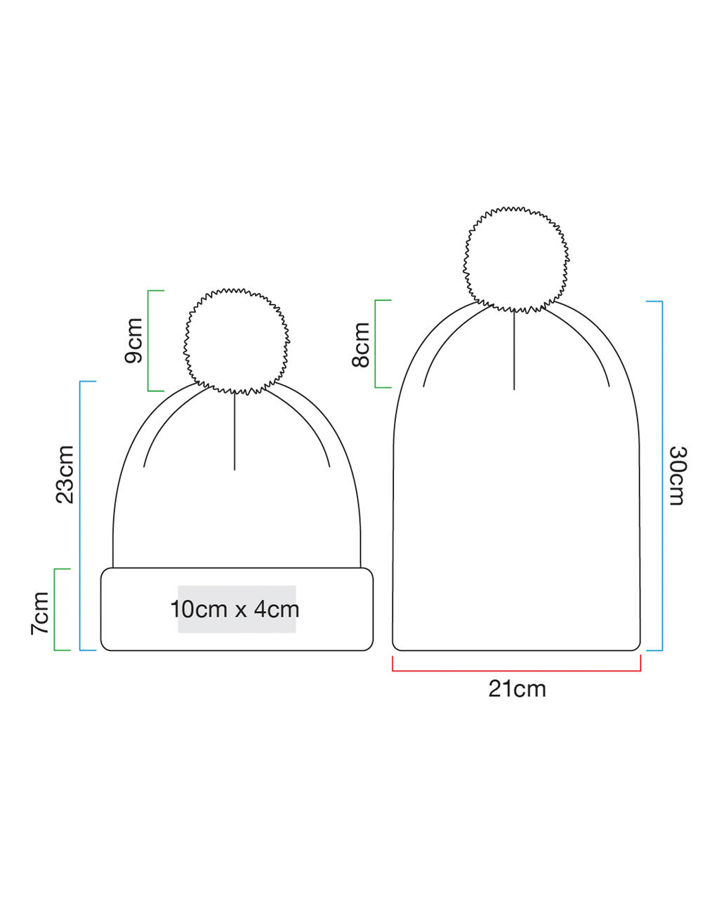  Beechfield Gorro reciclado Snowstar®otro