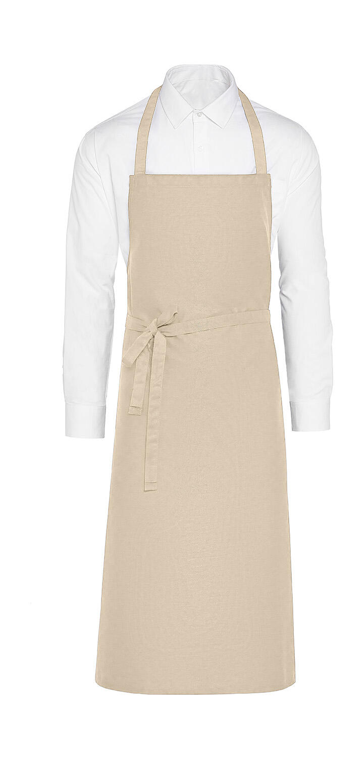 PARIS - Delantal con peto reciclado Natural
