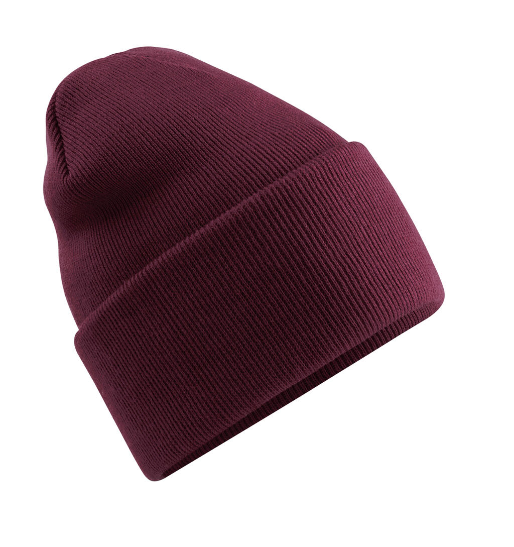Gorro con dobladillo ancho Original Burgundy