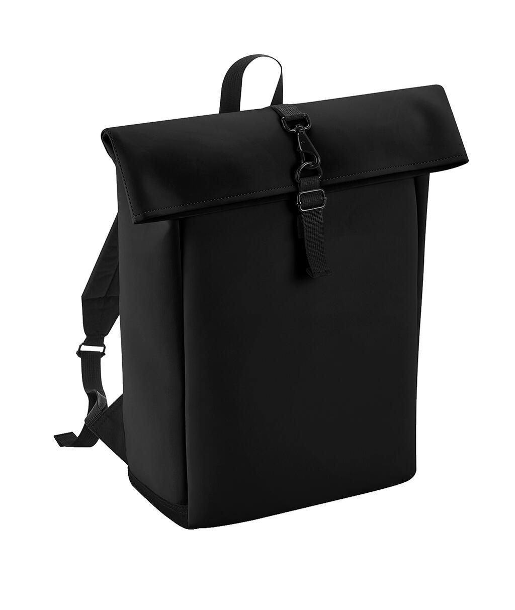 Mochila enrollable PU mate Black