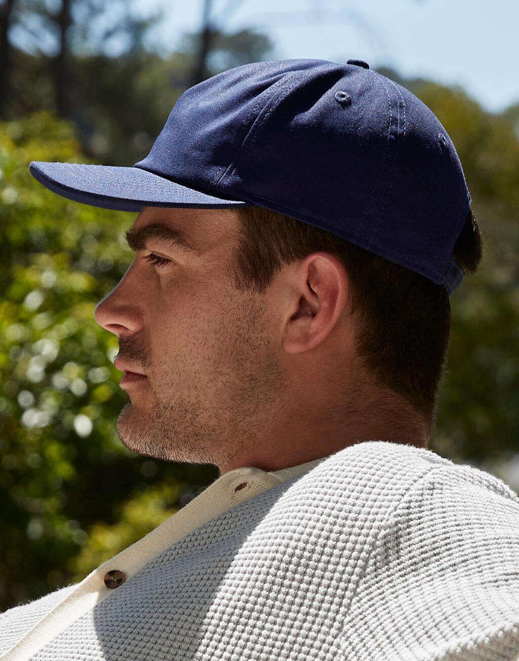  Beechfield Gorra 5 paneles desestructurada algodón orgánicootro