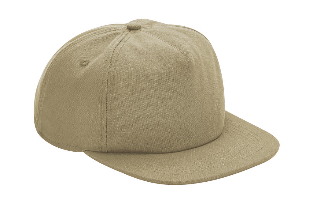 Gorra 5 paneles desestructurada algodón orgánico Desert Sand