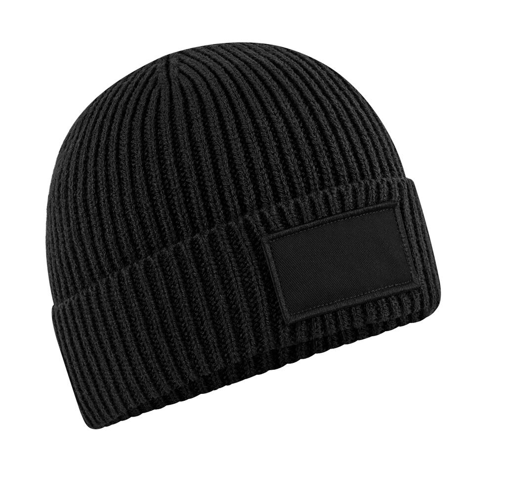 Gorro con parche Fashion Black