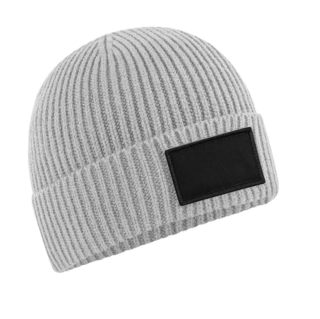 Gorro con parche Fashion Light Grey/Black