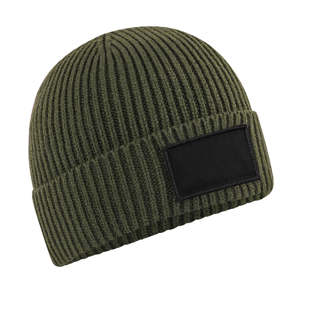 Gorro con parche Fashion Military Green/Black