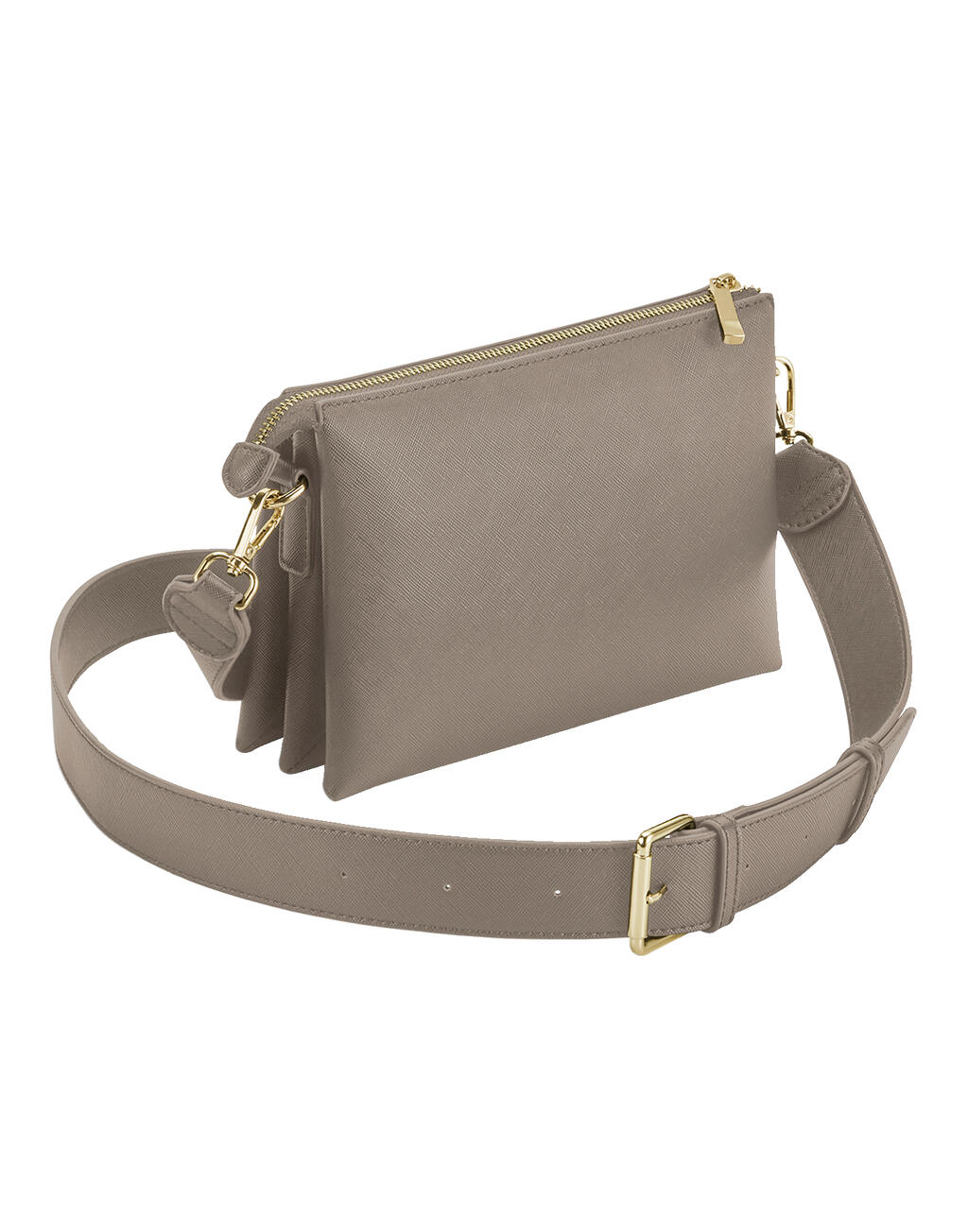 Bolsa Bandolera tacto suave Boutique Taupe