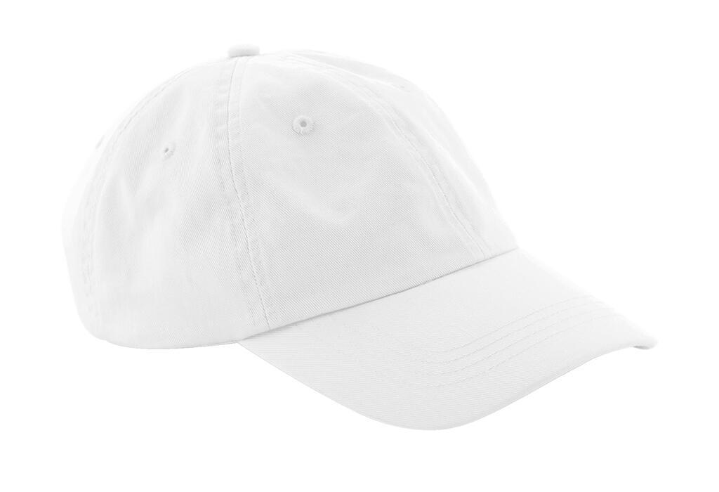 Gorra Dad 6 paneles algodón orgánico White