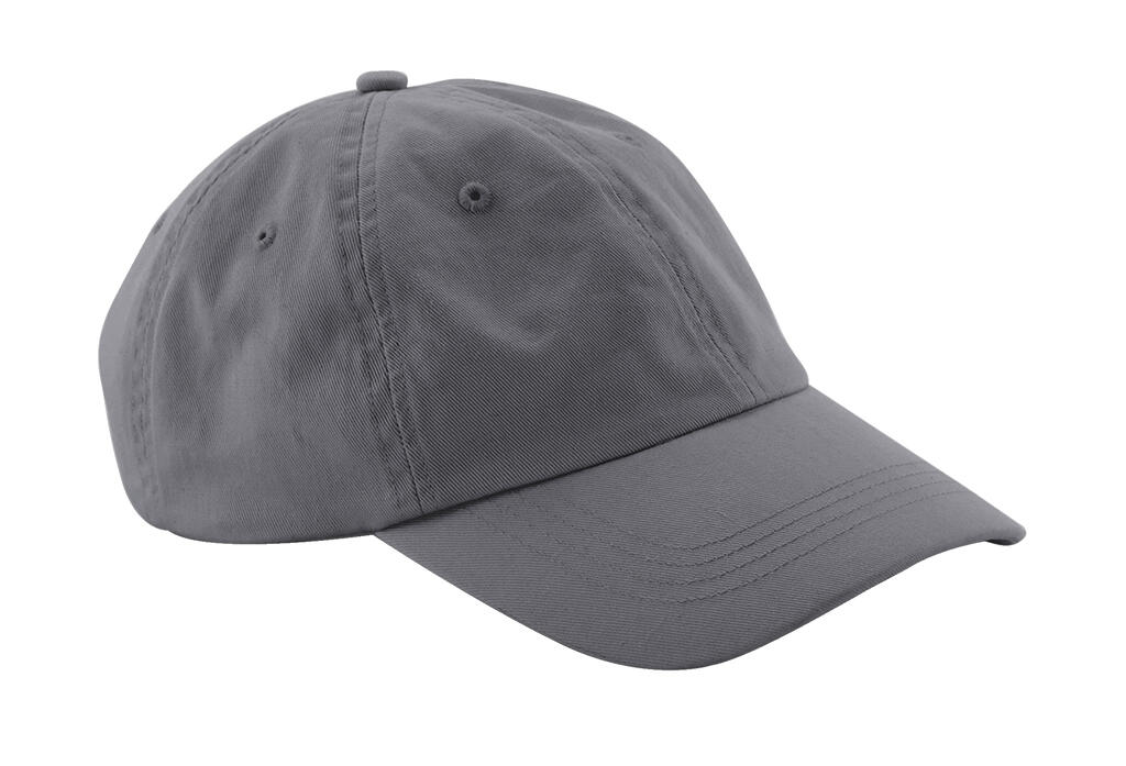 Gorra Dad 6 paneles algodón orgánico Graphite Grey