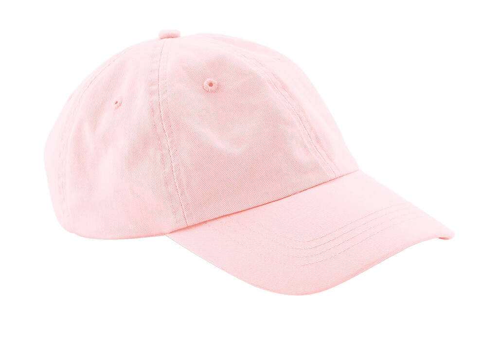 Gorra Dad 6 paneles algodón orgánico Powder Pink