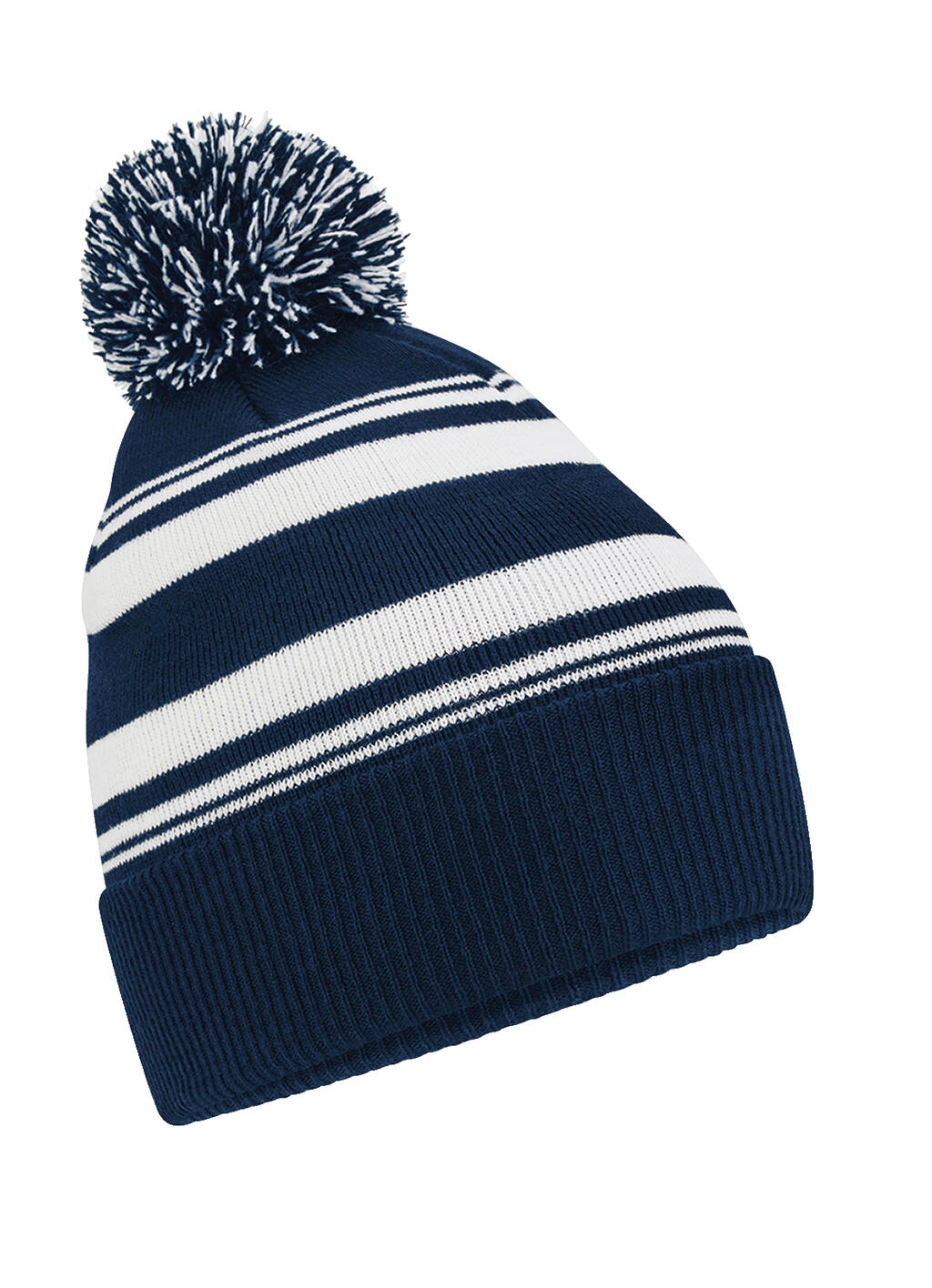 Gorro con rayas en abanico French Navy/White
