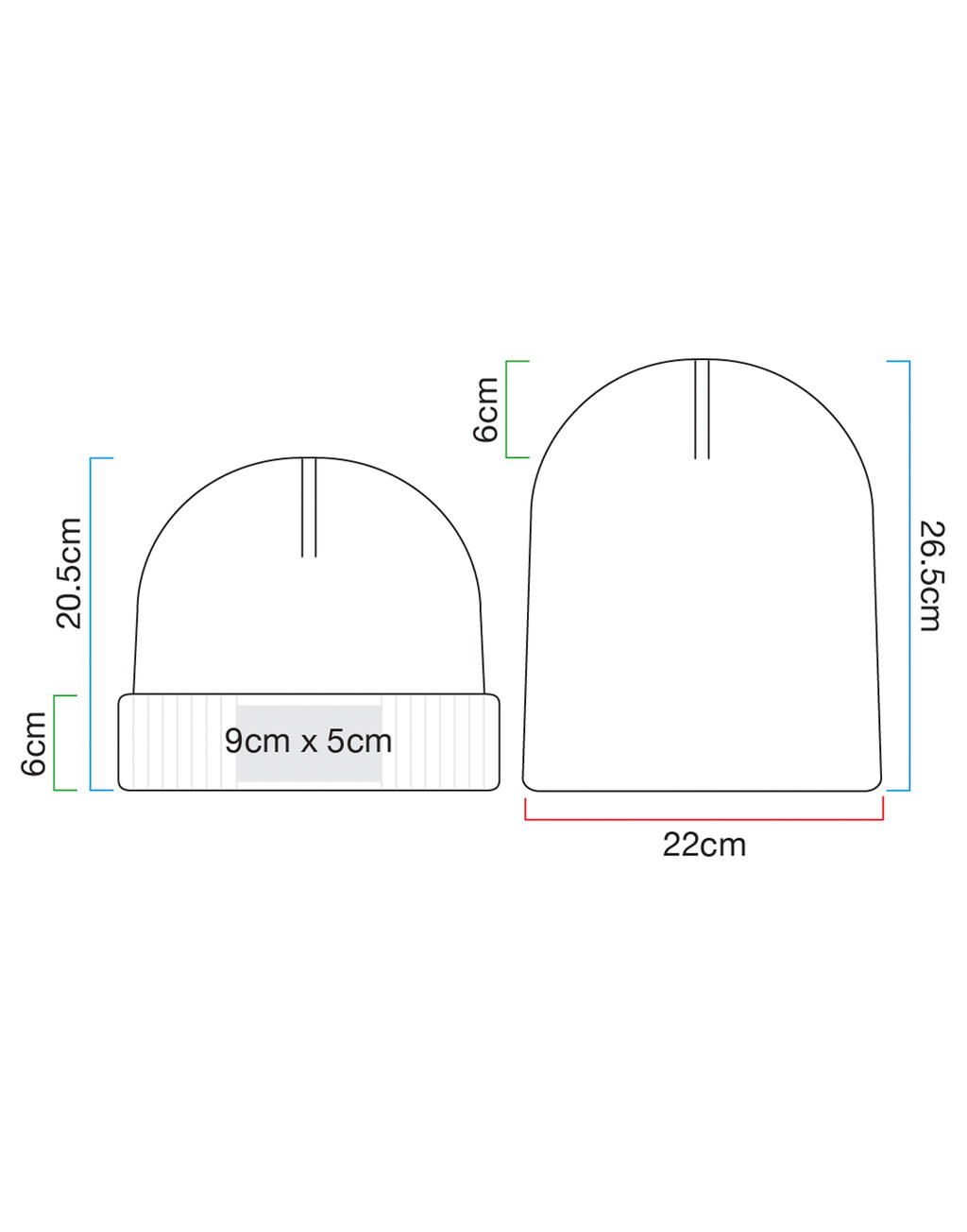  Beechfield Gorro de algodón orgánico con parcheotro