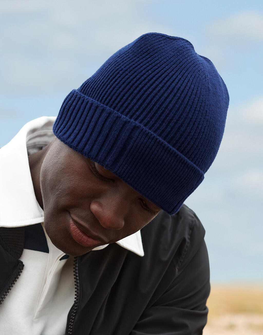  Beechfield Gorro de algodón orgánico con parcheotro