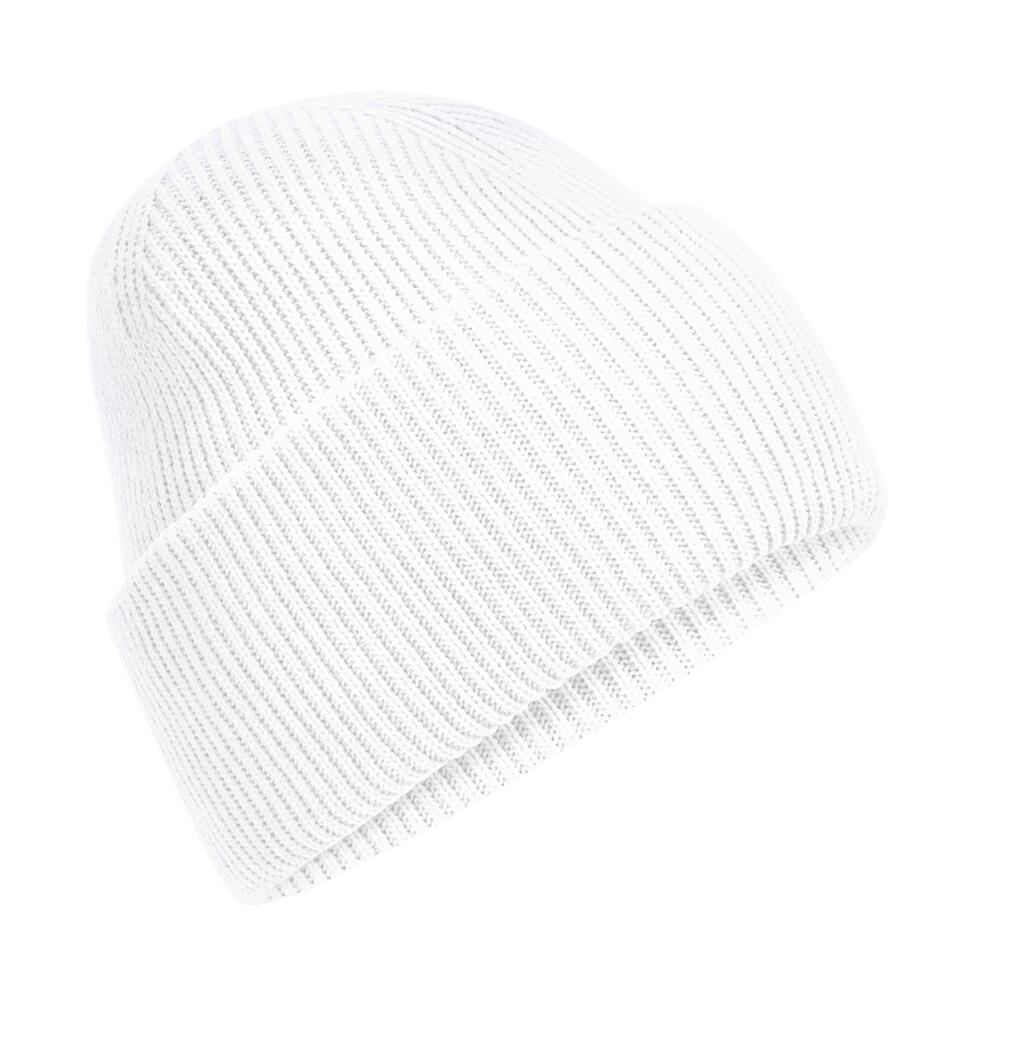 Gorro clásico con dobladillo ancho White
