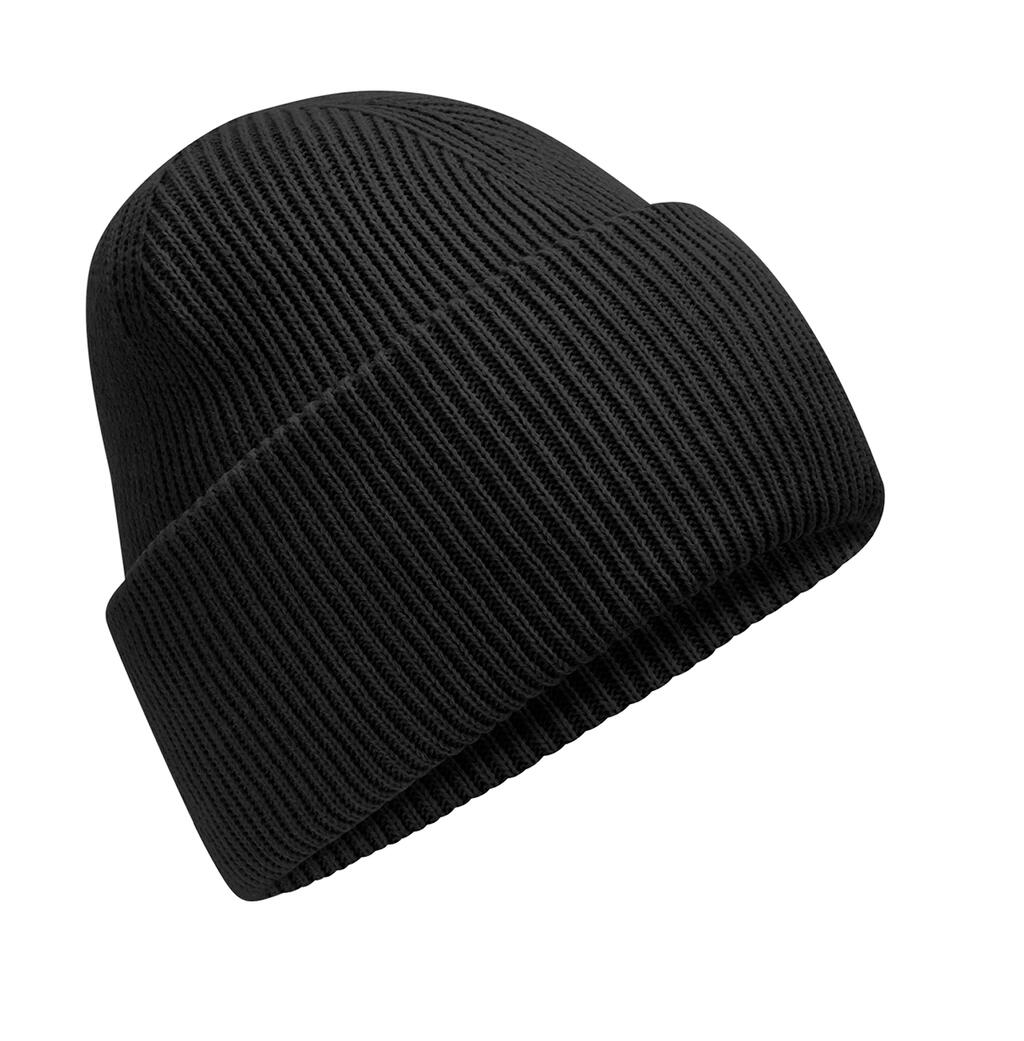 Gorro clásico con dobladillo ancho Black