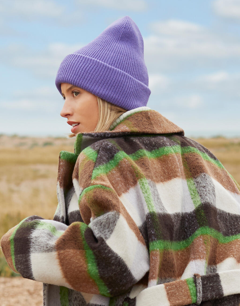 Gorro clásico con dobladillo ancho
