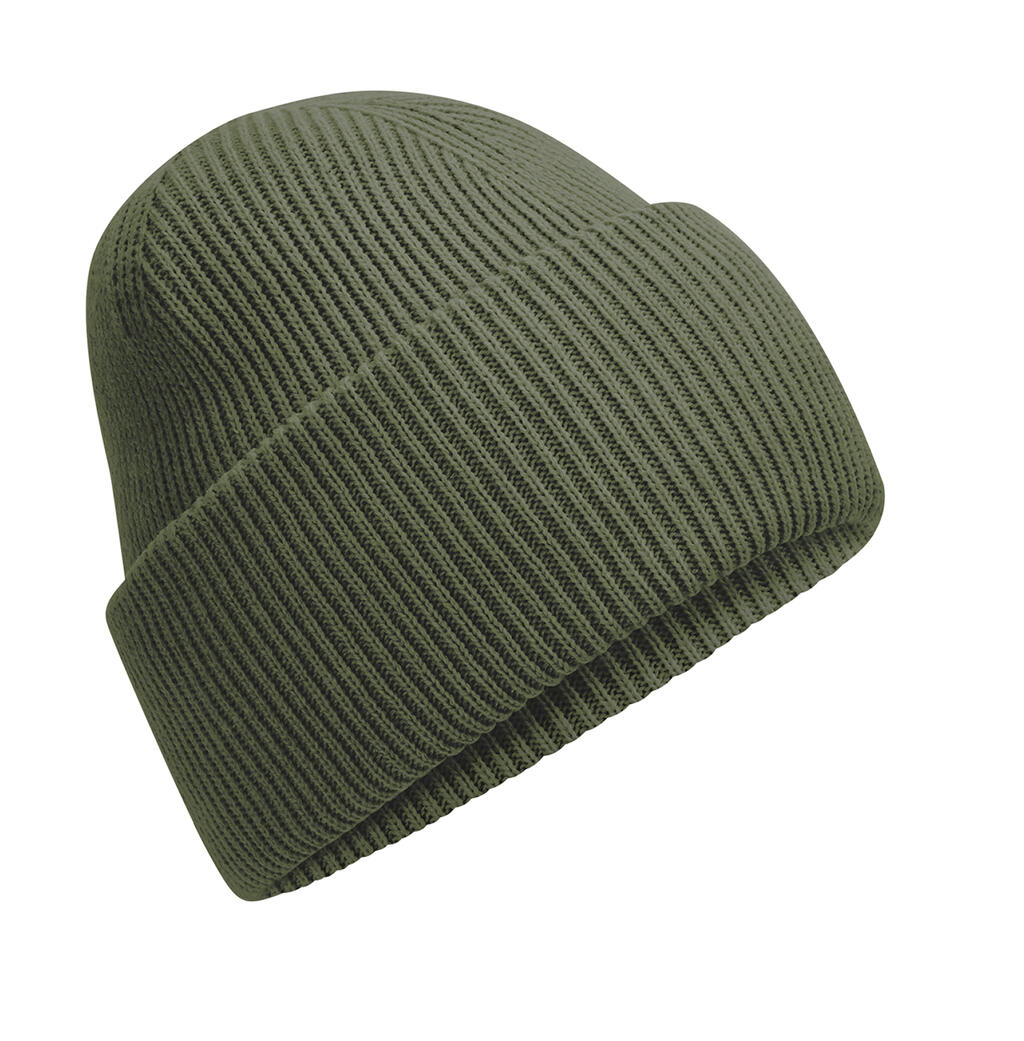 Gorro clásico con dobladillo ancho Olive Green