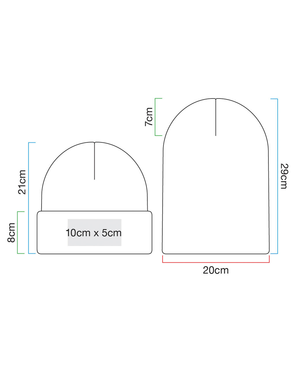  Beechfield Gorro original con dobladillo Polylana®otro