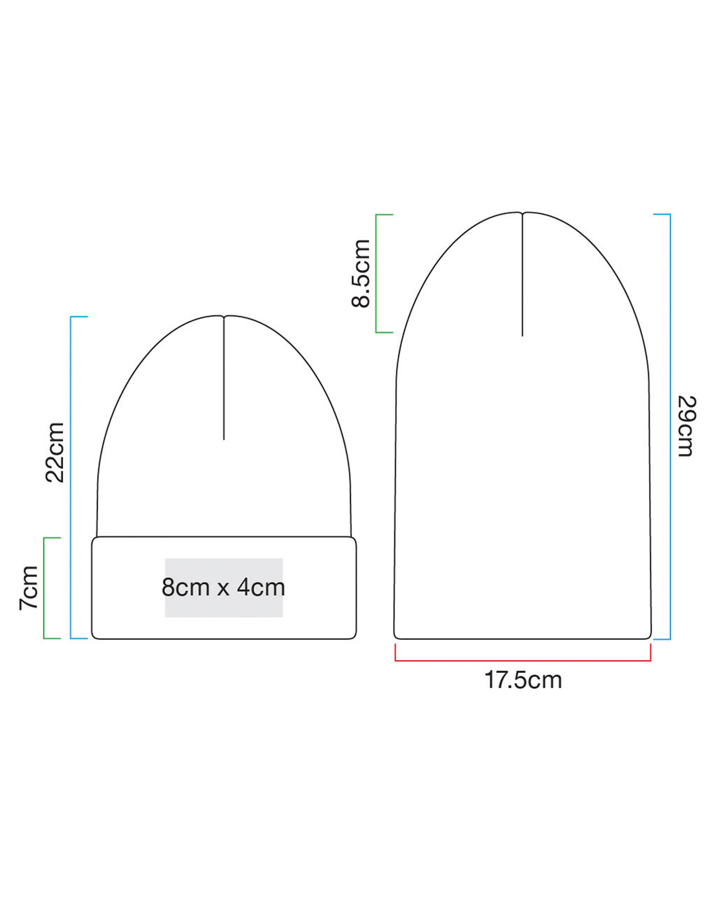  Beechfield Gorro de algodón orgánico de punto finootro