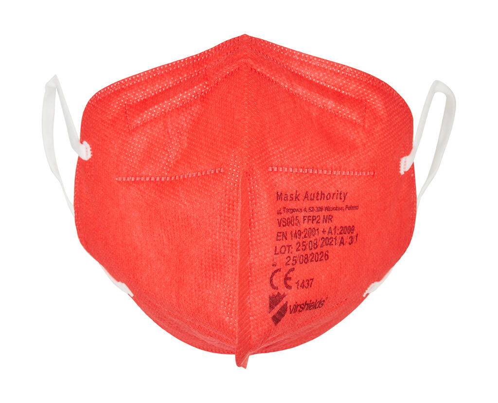 Mascarilla facial FFP2 de 5 capas Red