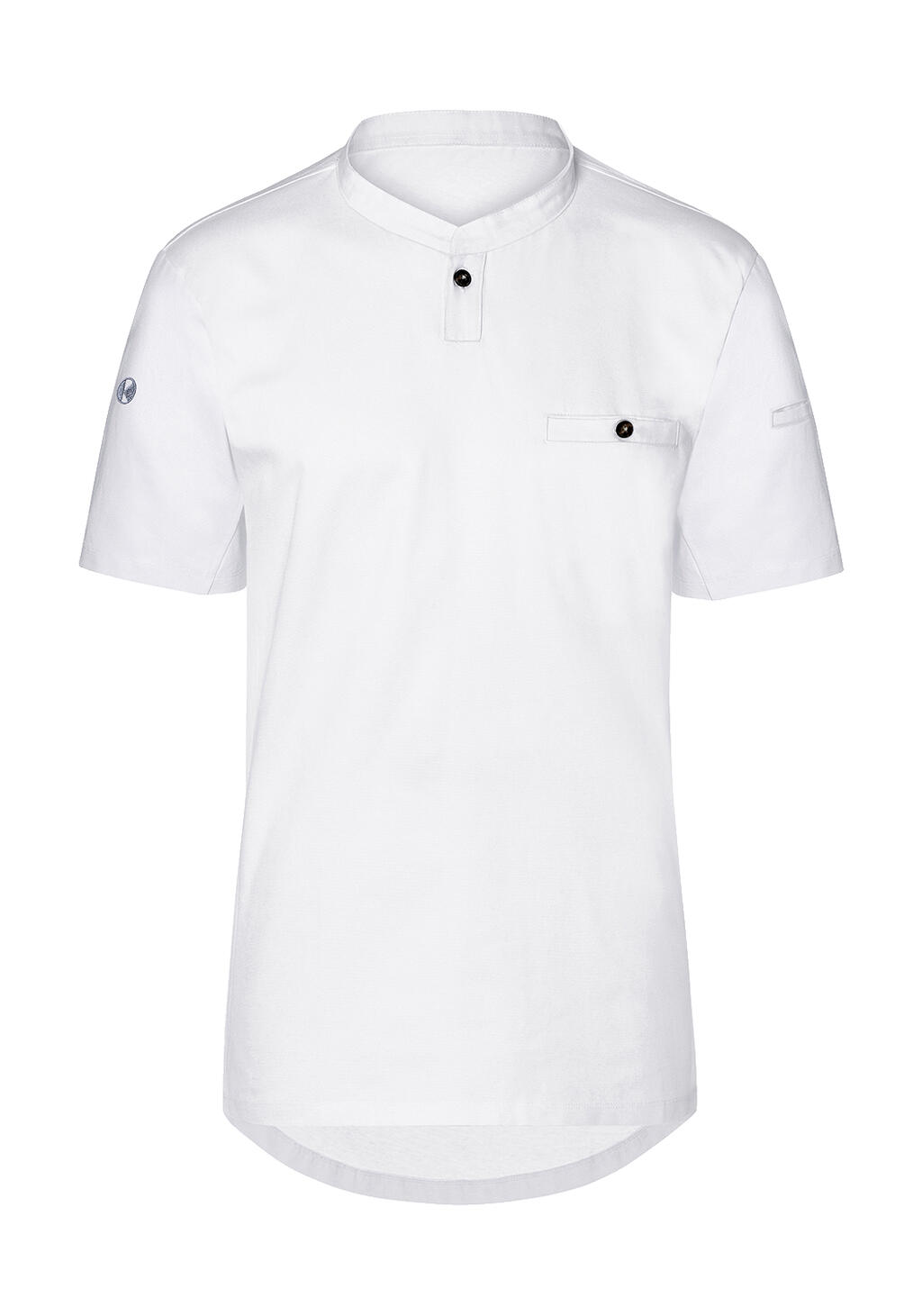 Camisa de trabajo elegante manga corta White