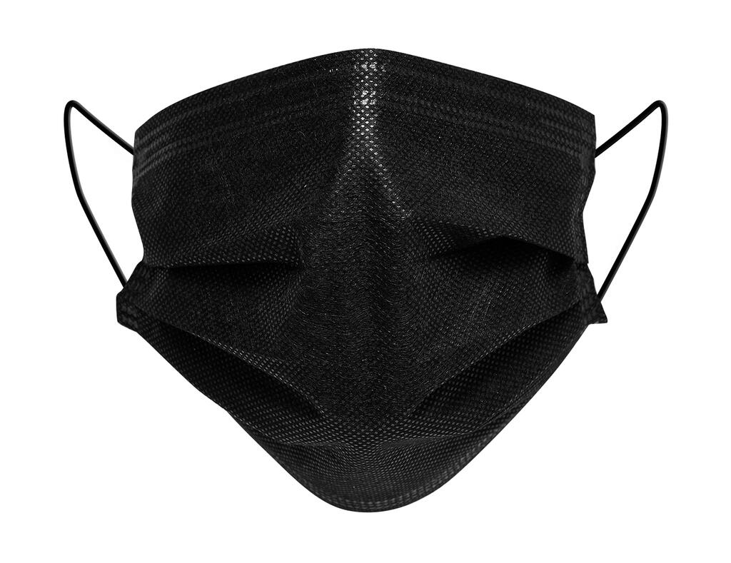 Mascarilla médica de 3 capas Black