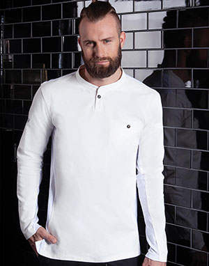 Karlowsky Camisa de trabajo elegante manga larga