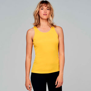 PROACT CAMISETA SIN MANGAS MUJER FLUOR KPA442FL