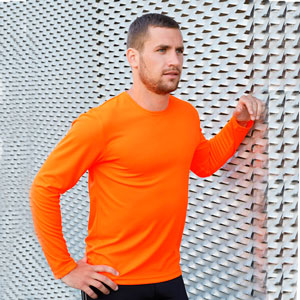 PROACT CAMISETA M/LARGA POLIESTER HOMBRE FLUOR KPA443FL