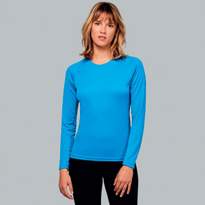 PROACT CAMISETA M/LARGA POLIESTER MUJER KPA444