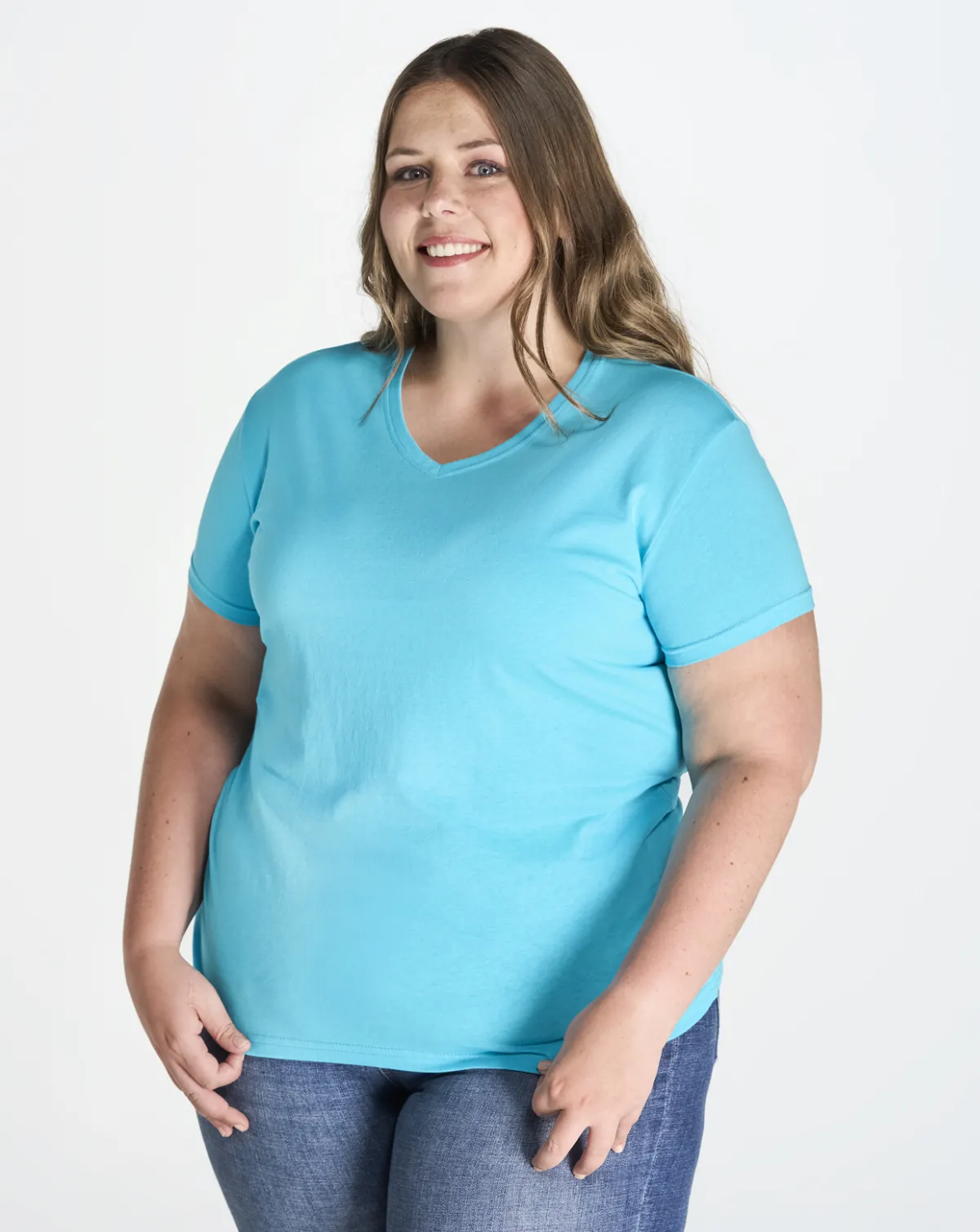 Camisetas JHK Curves T-shirt V-Neck