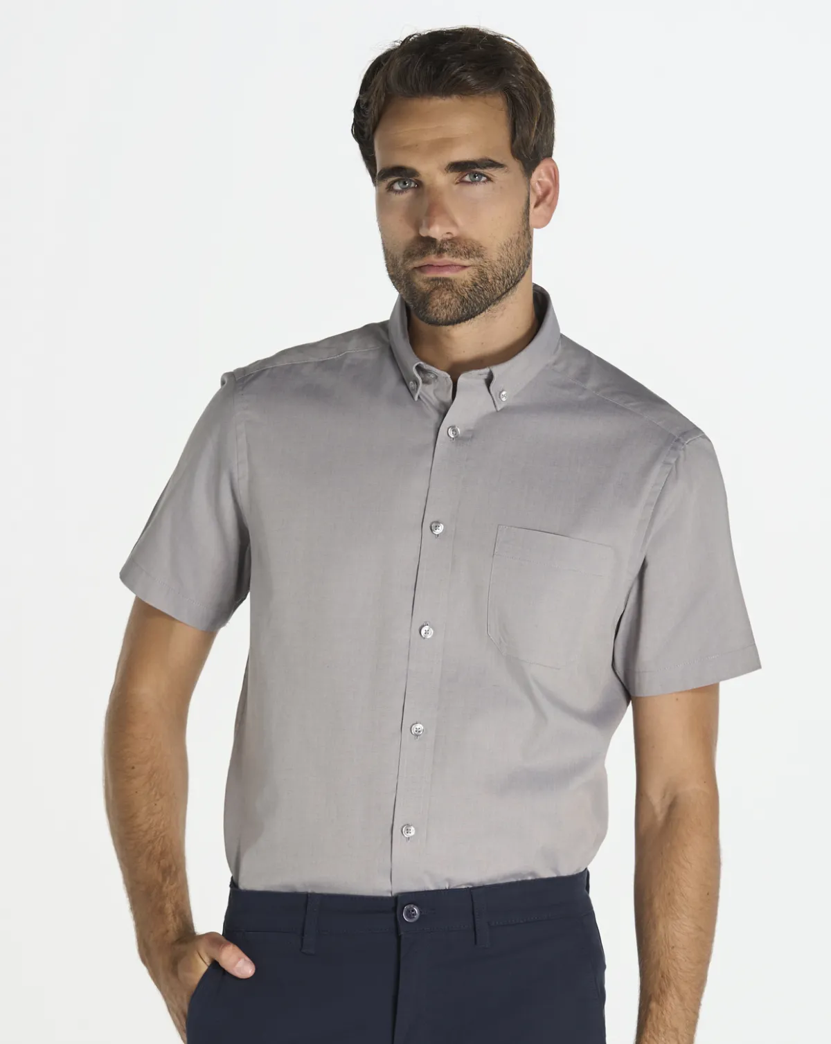 Camisas JHK Casual & Business SS Shirt Oxford