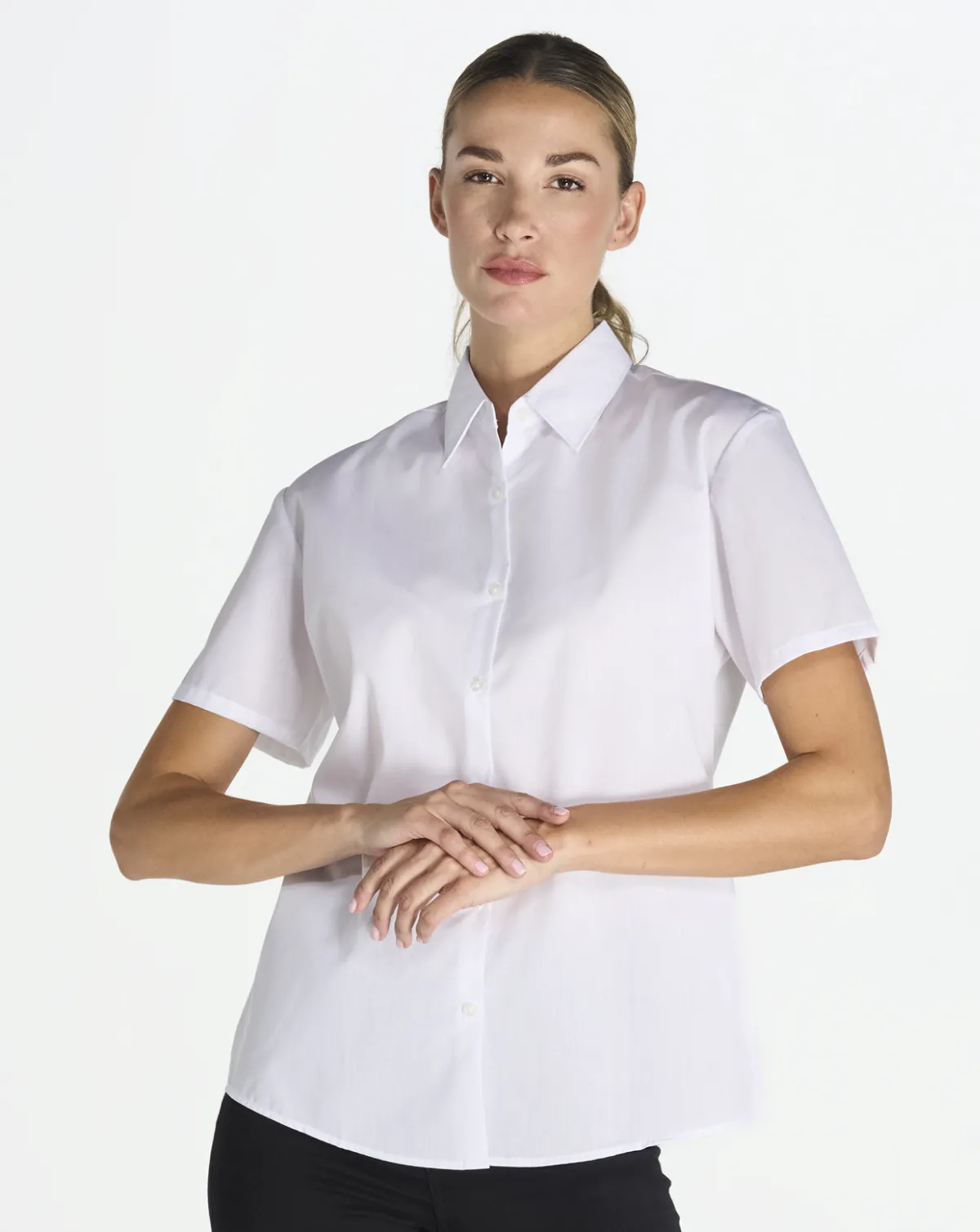 Camisas JHK PEKIN LADY SS (WRINKE)