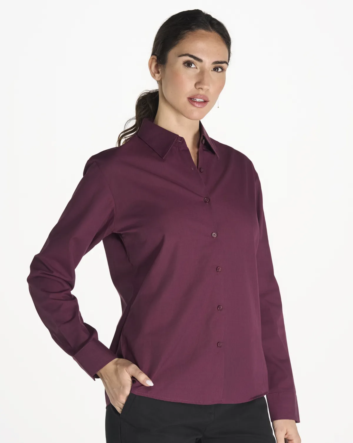 Camisas JHK Casual & Business Shirt Lady Popelin
