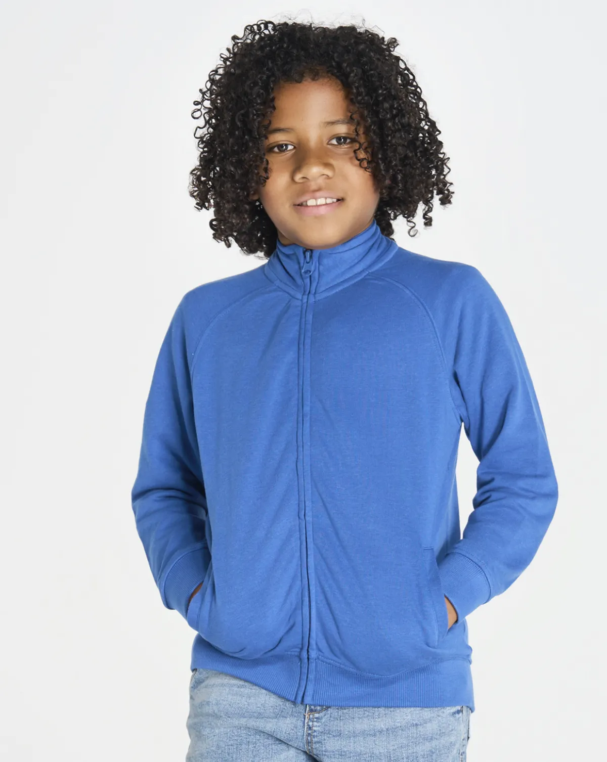 Kid Full Zip French Terry Sweatshirt