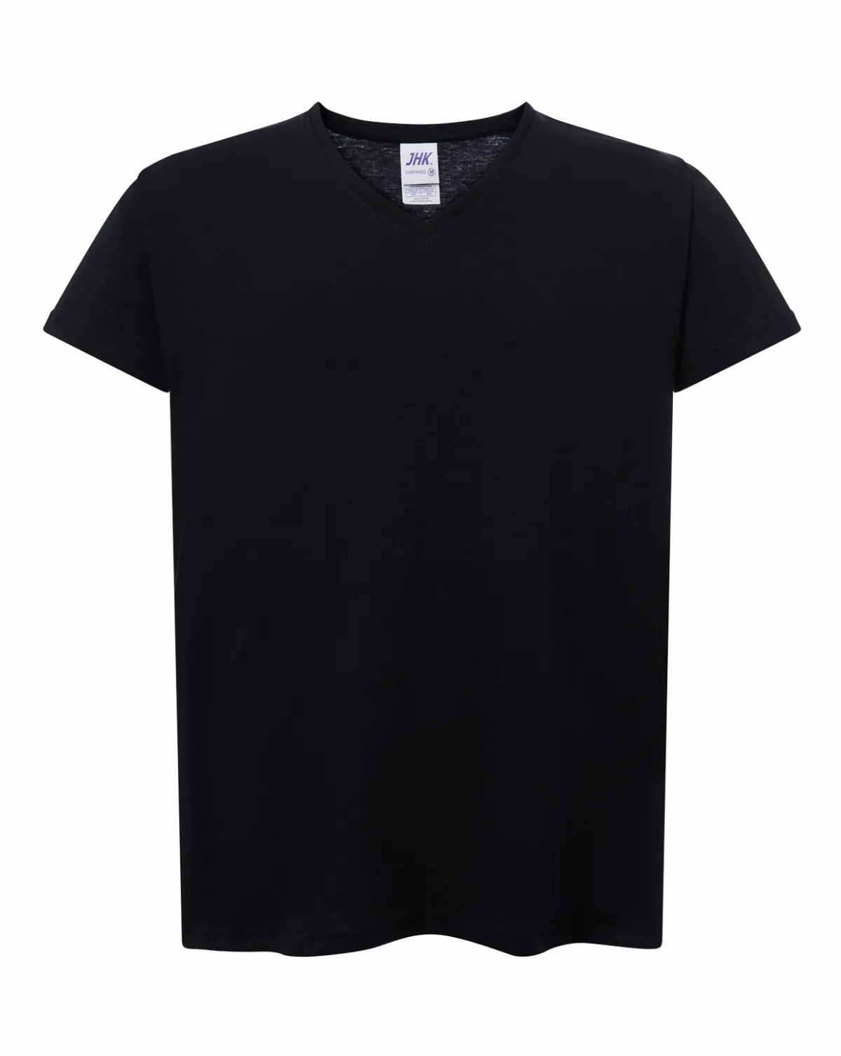 Curves T-shirt V-Neck Black