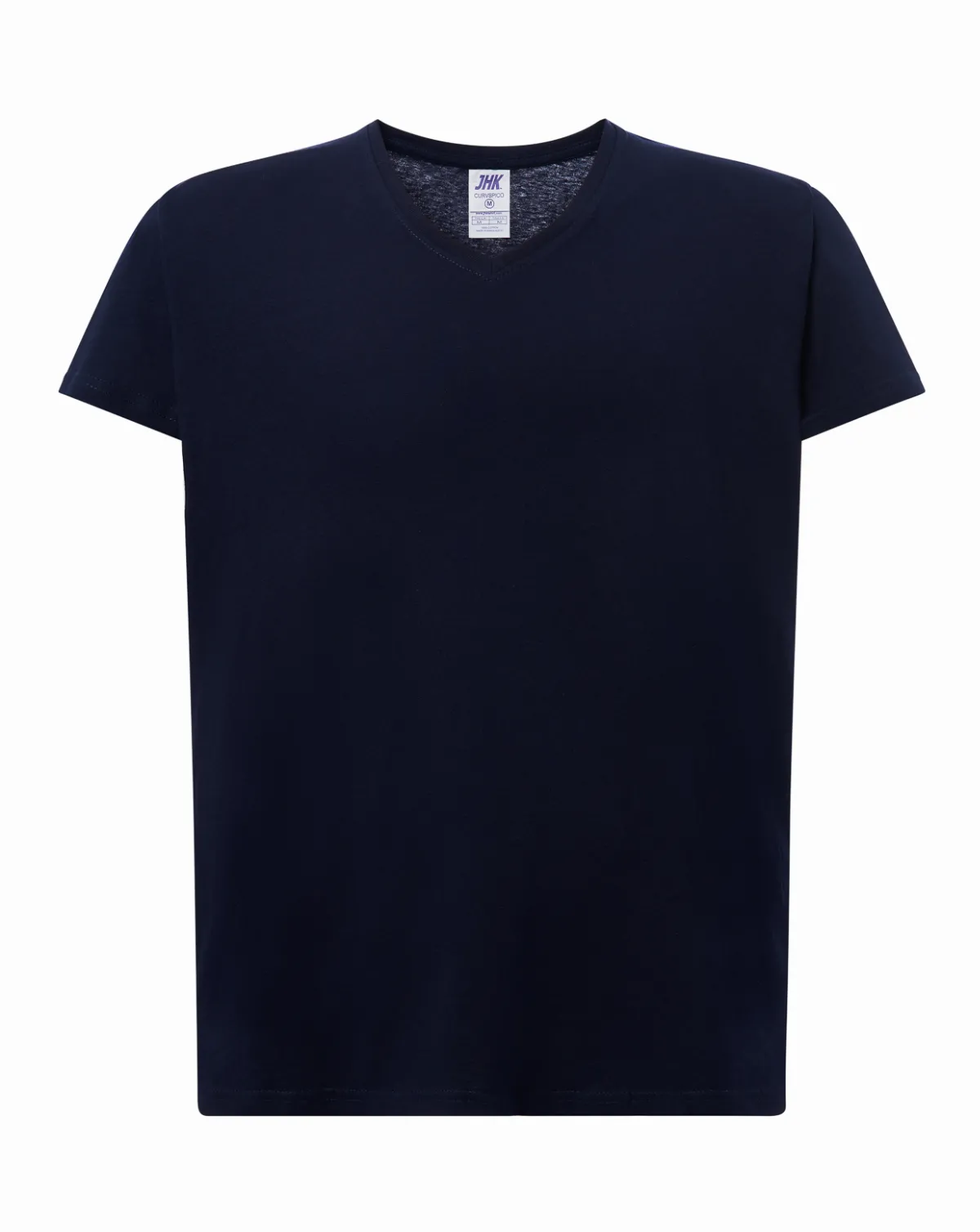 Curves T-shirt V-Neck Navy
