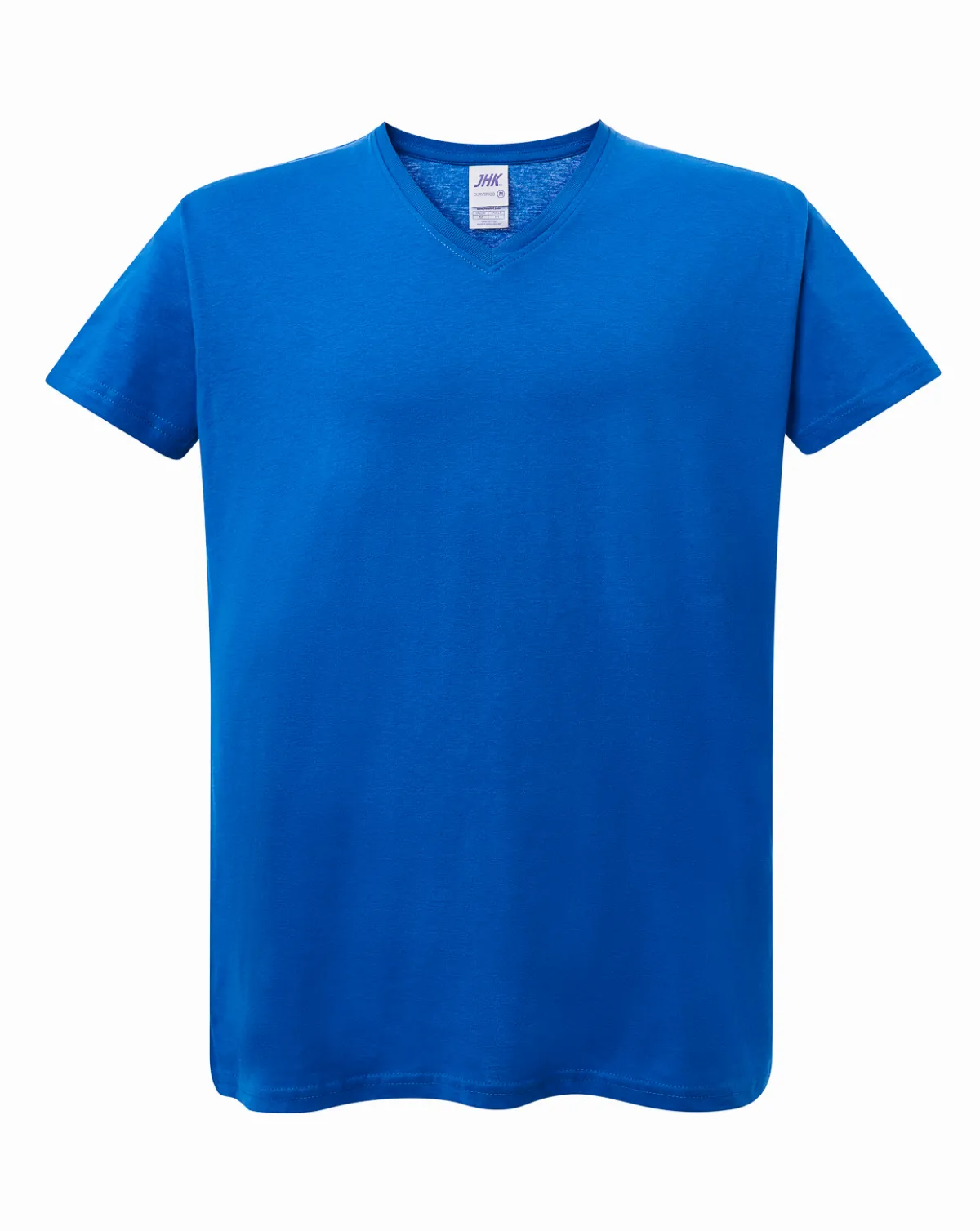 Curves T-shirt V-Neck Royal Blue