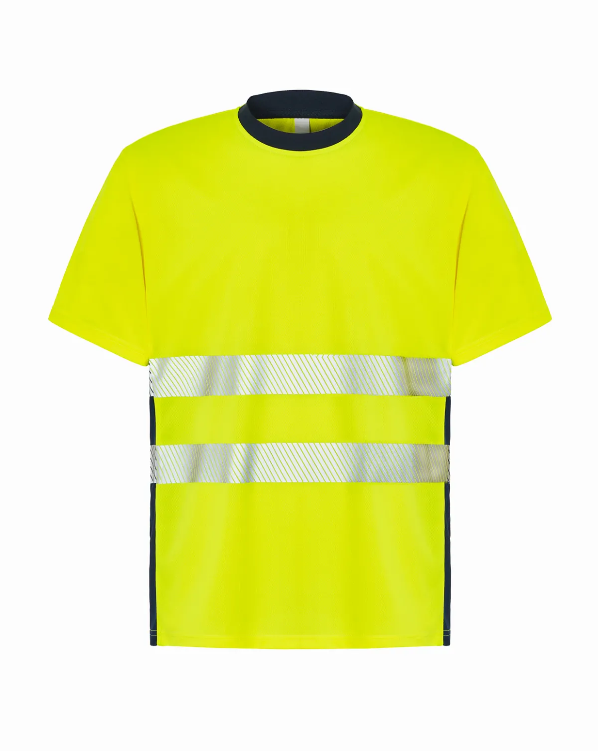 Camiseta Técnica Manga Corta Navy / SunYelow Fluor